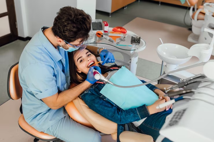 sage hill dentist Modern dental equipment used for dental services in Calgary, AB.
